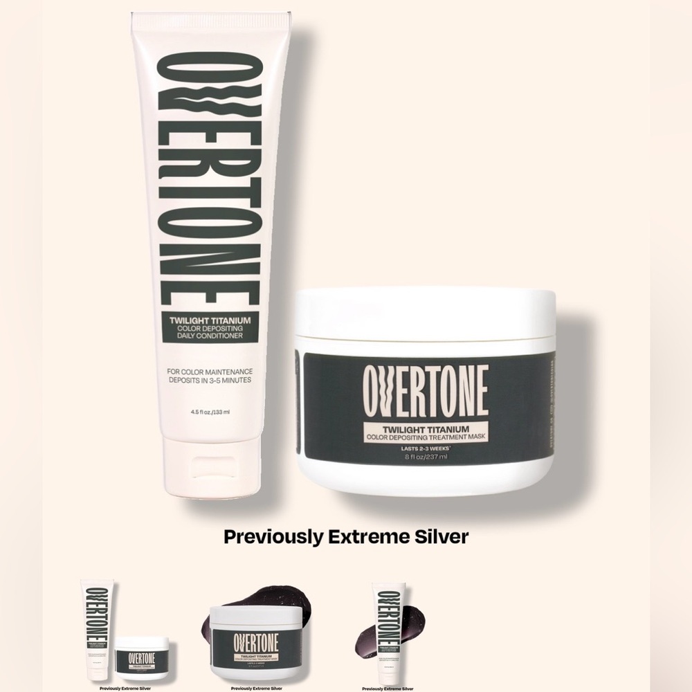 Overtone Twilight Titanium Hair DUO- Conditioner Set